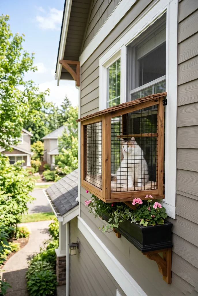1. Window Box Catio