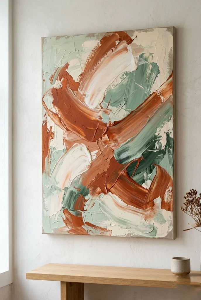 11. Abstract Brushstroke Art