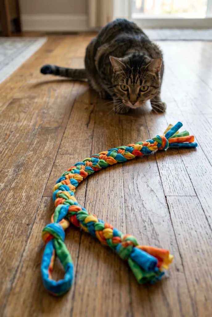 11. Fabric Strip Tail Toy