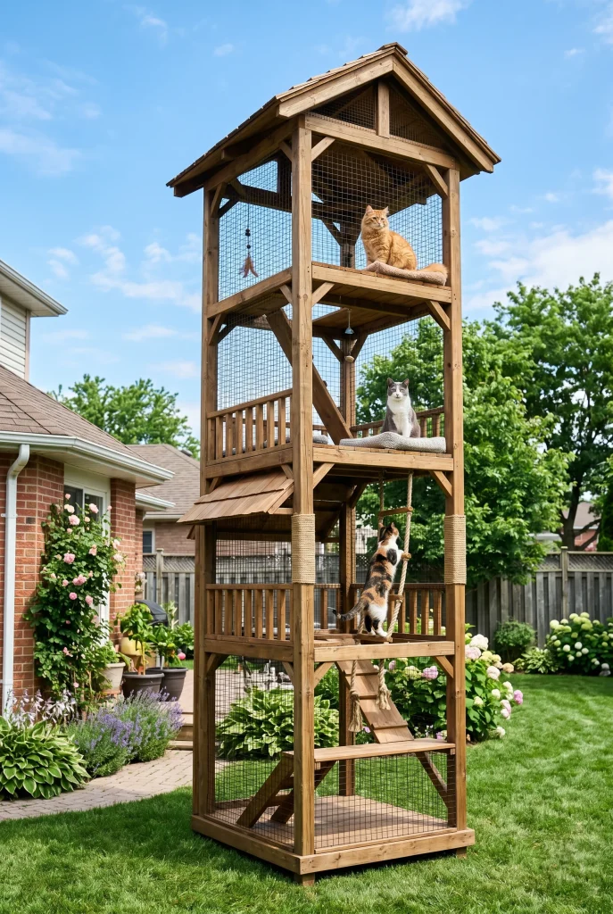 11. Multi Level Catio Tower