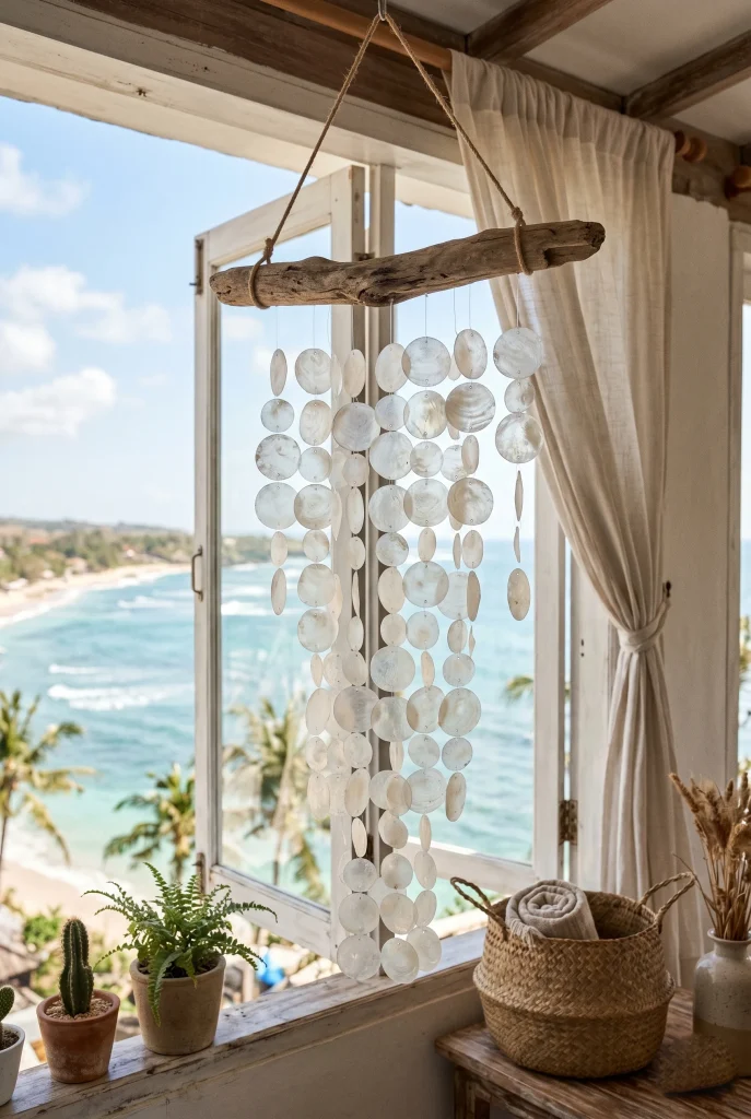 13. Capiz Shell Suncatcher