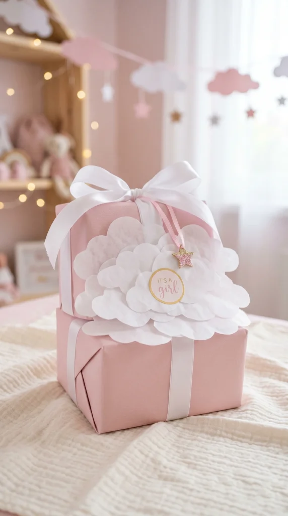 14. Its a Girl Pink Cloud Theme