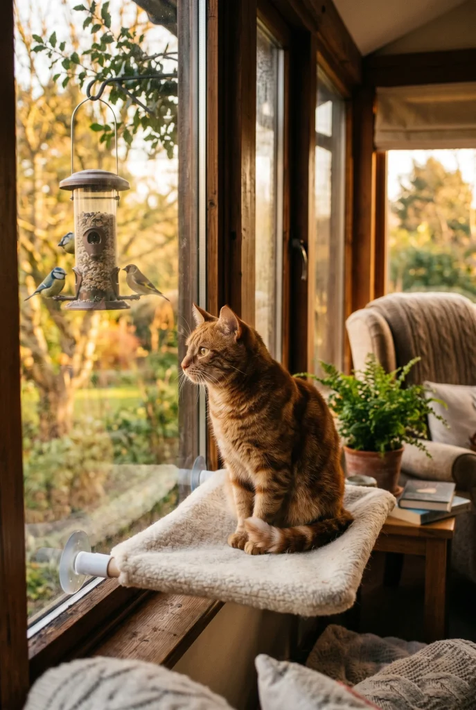 14. Window Bird Feeder Combo