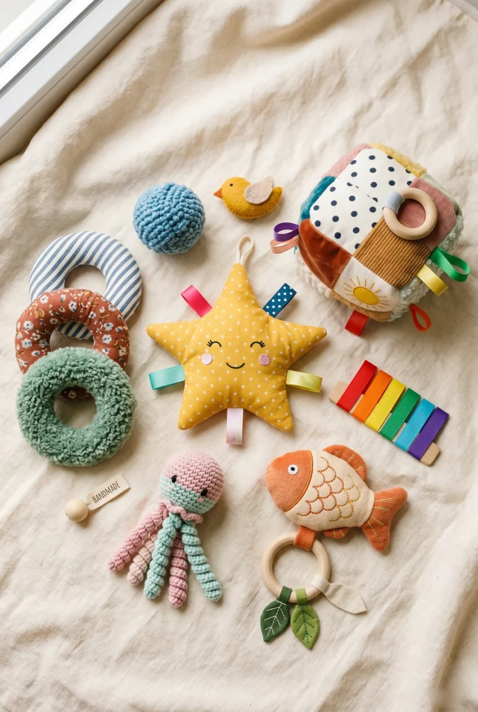 15. Handmade Baby Sensory Toys