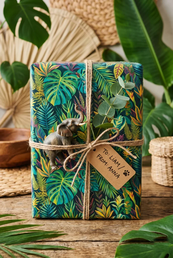 15. Jungle Theme Wrap