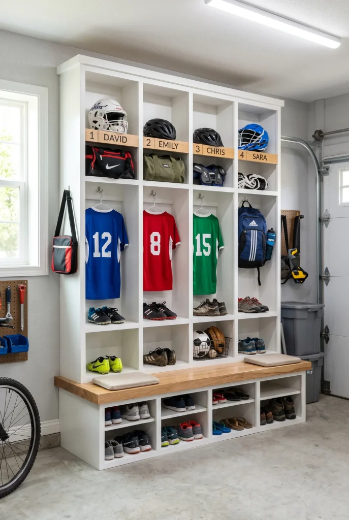16. Create a Sports Locker Zone