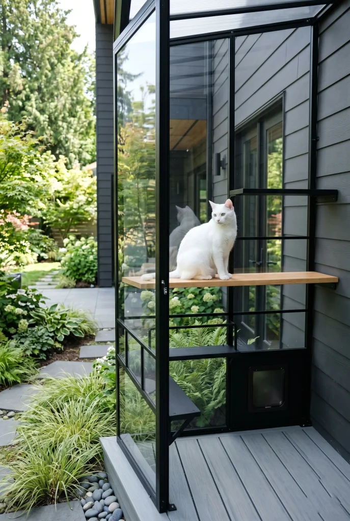 16. Modern Minimalist Catio