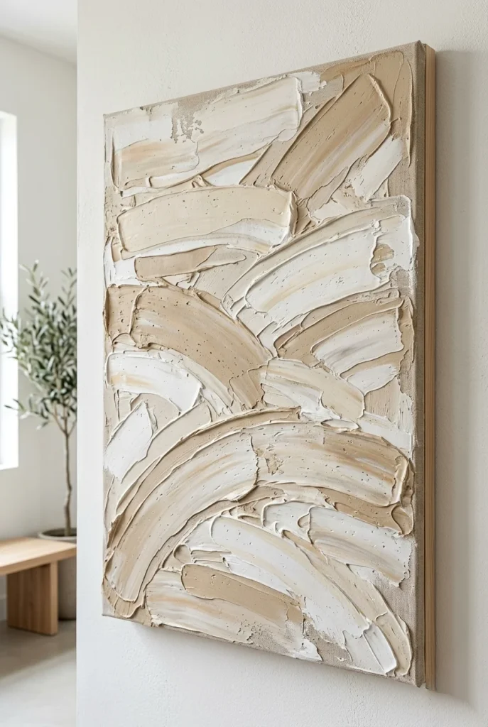 16. Textured Neutral Wall Art