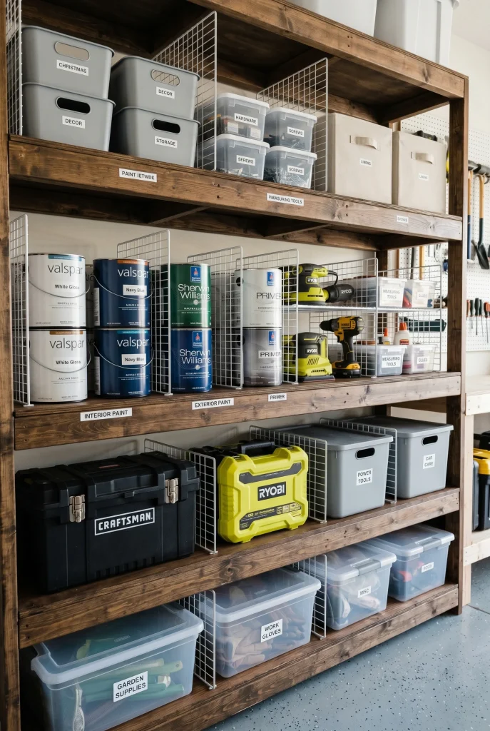 19. Add Wire Shelf Dividers to Deep Shelves