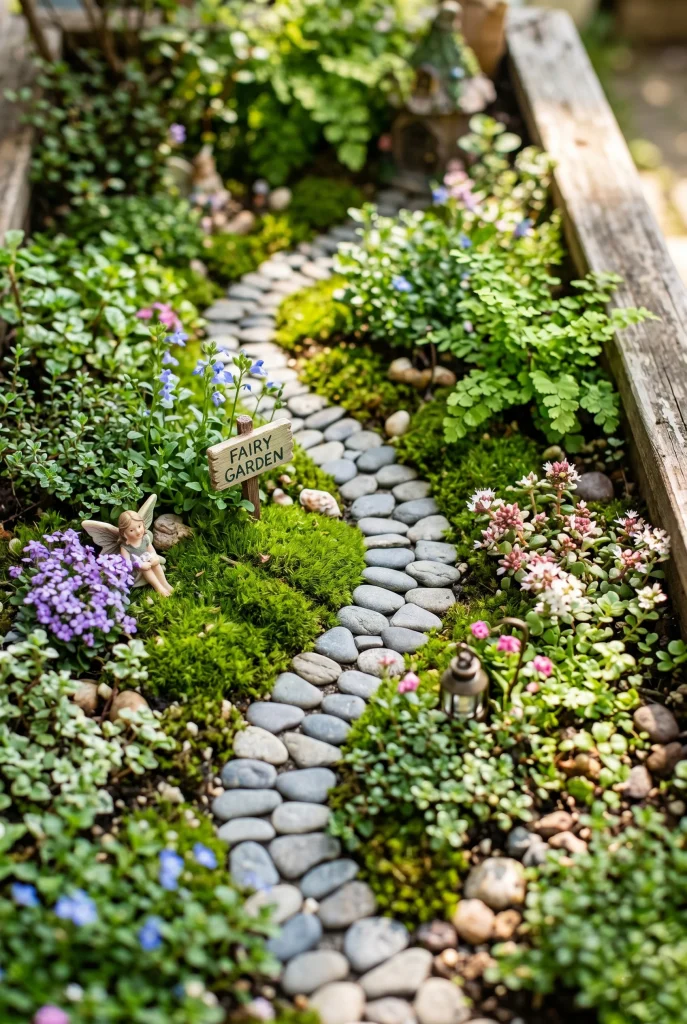2. Build a Miniature Stone Pathway