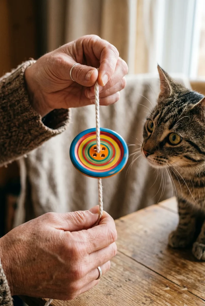 20. Button and String Spinner