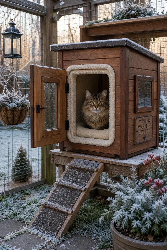 20. Insulated Winter Catio Pod