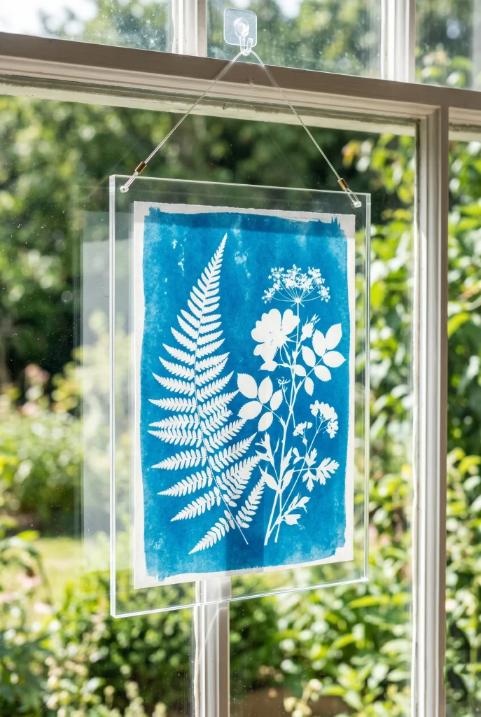 22. Sun Print Suncatcher