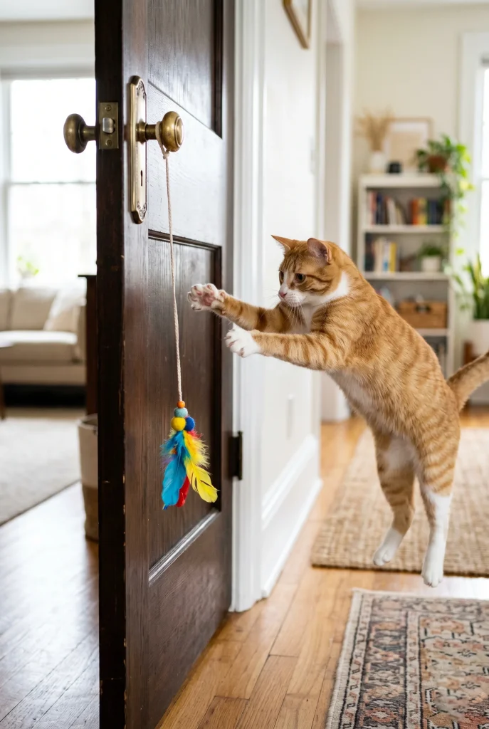 23. Hanging Doorknob Toy