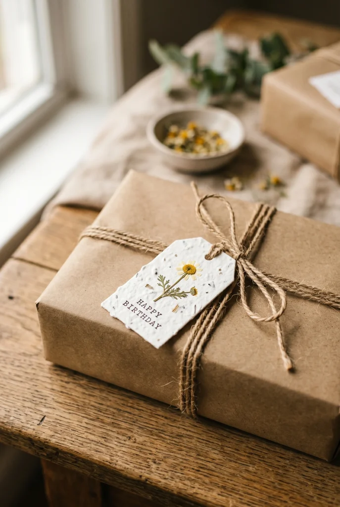 23. Seed Paper Gift Tag