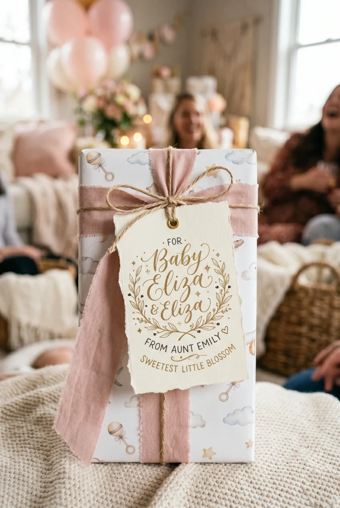 24. Hand Lettered Gift Tag