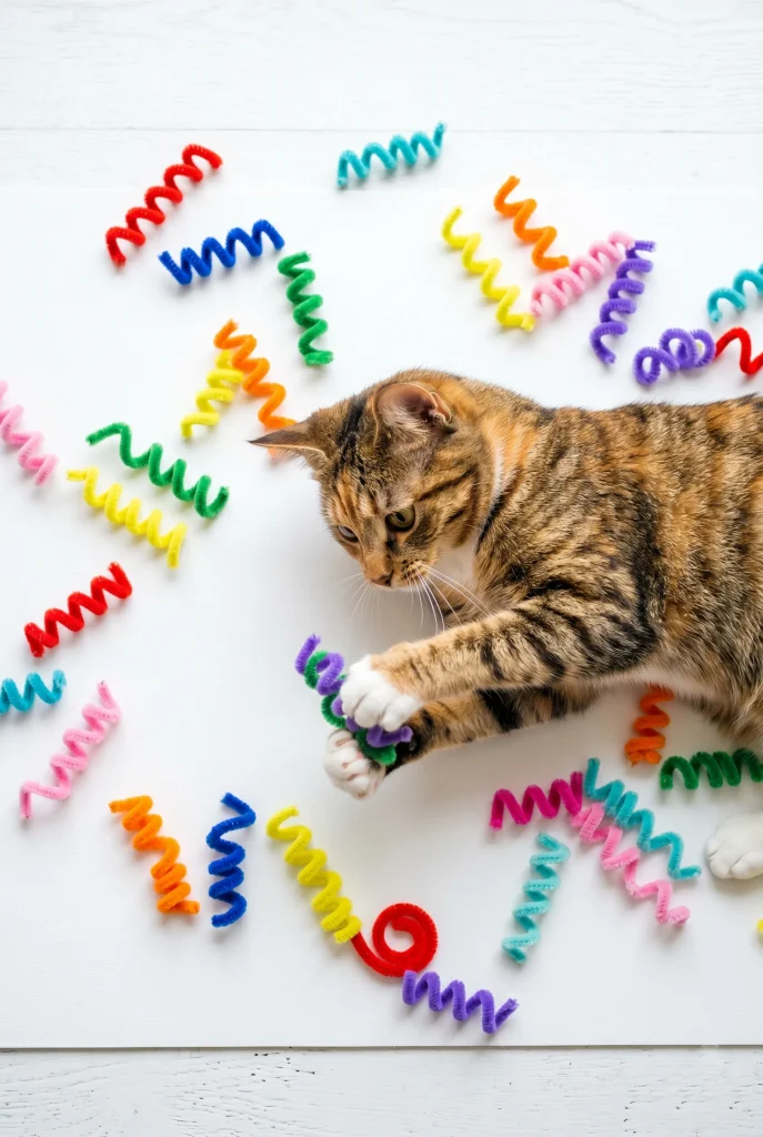 25. Pipe Cleaner Spiral