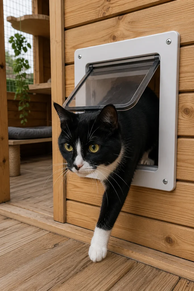 27. Adding a Cat Door for Easy Access