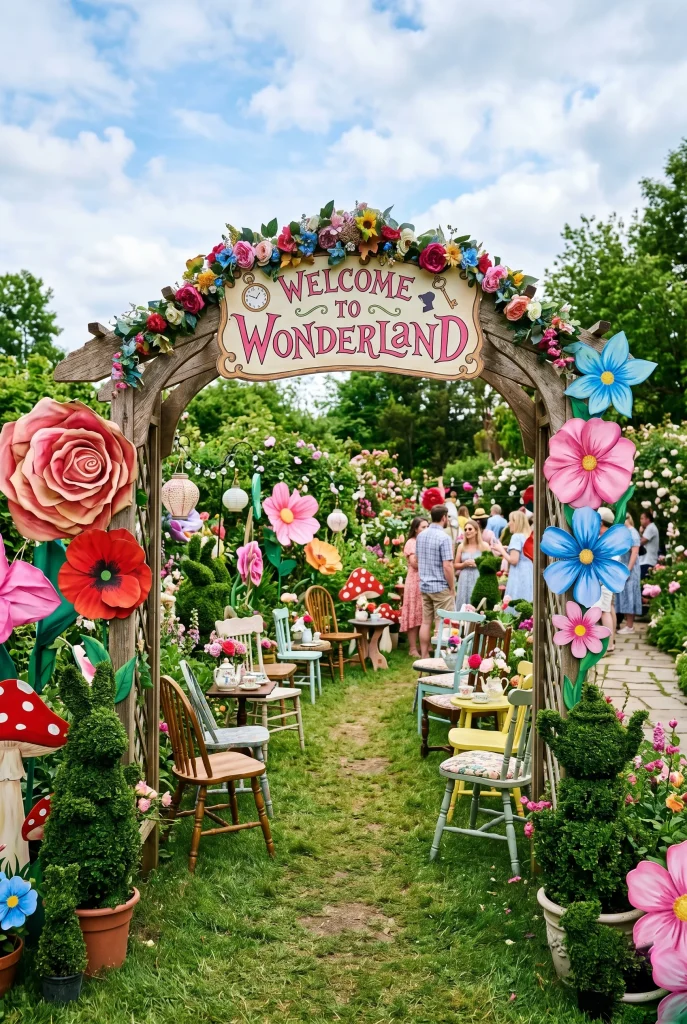 27. Set Up a Wonderland Garden Outdoor Zone