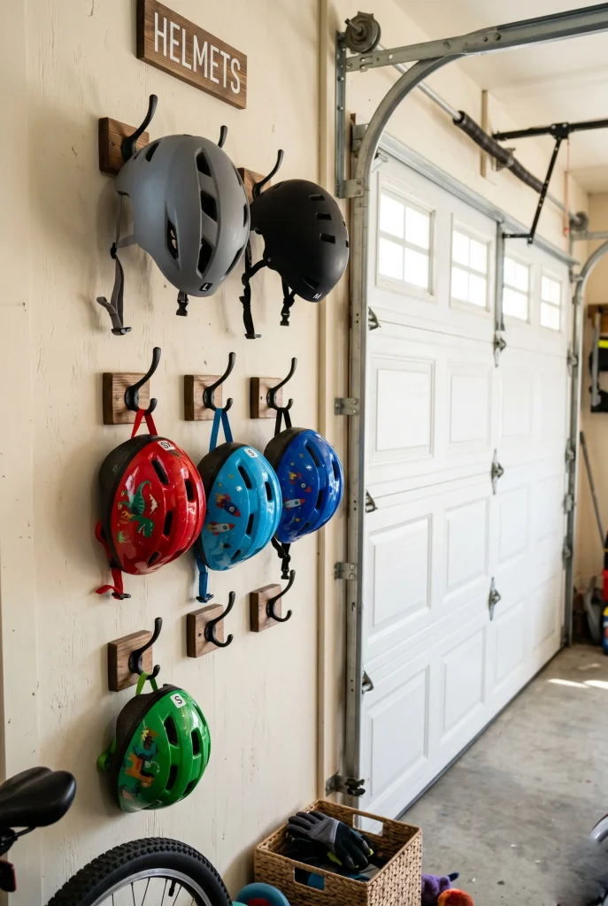 28. Mount a Bike Hook for Helmets