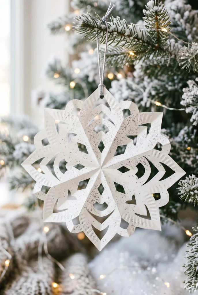 30 Fun Paper Plate Crafts Kids Will Absolutely Love Making 32 28. Paper Plate Snowflake