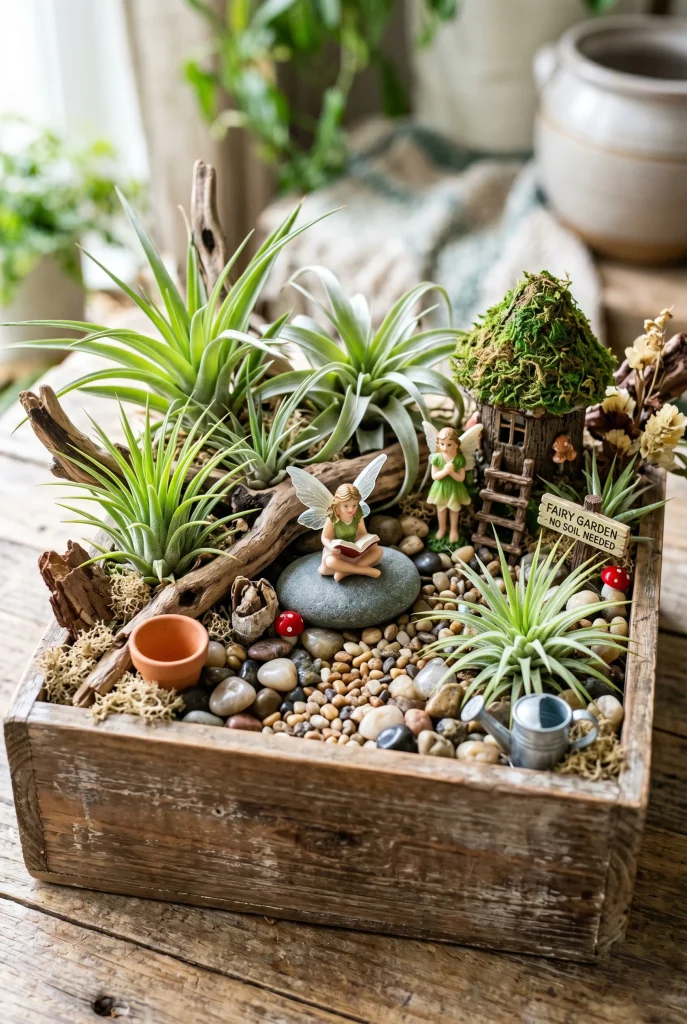 28. Use Air Plants in a Fairy Garden