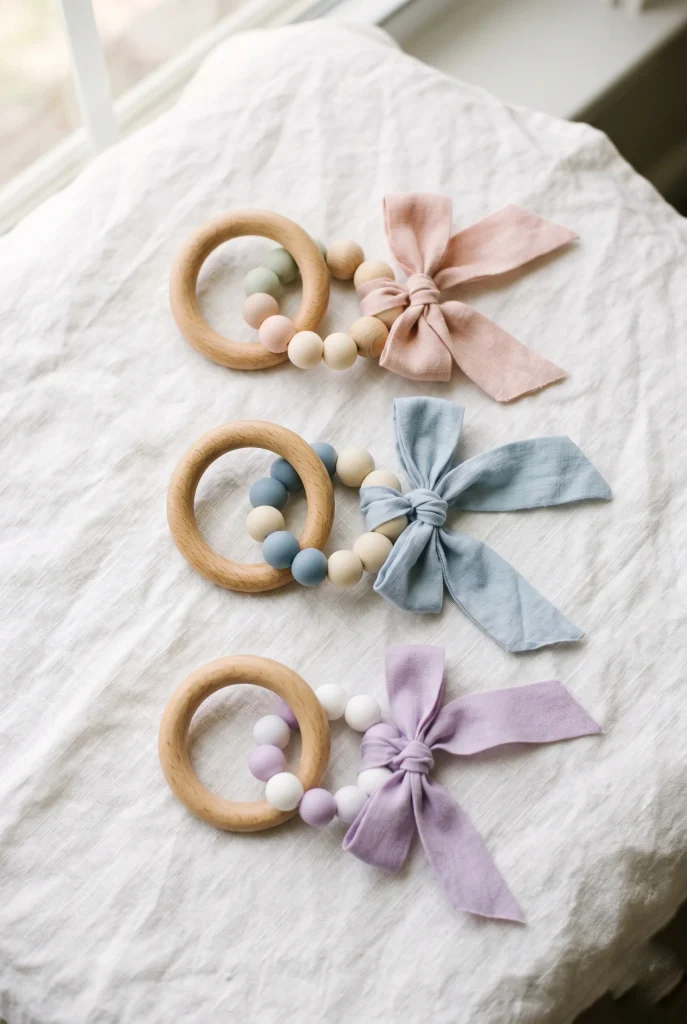 29. DIY Teething Ring Set