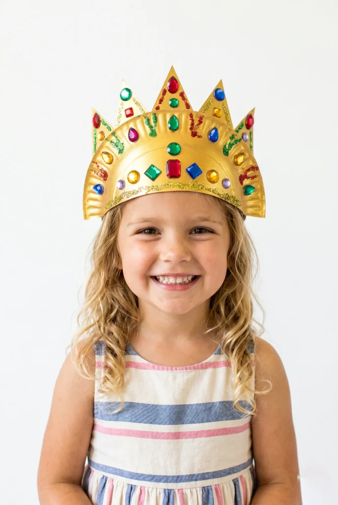 30 Fun Paper Plate Crafts Kids Will Absolutely Love Making 33 29. Paper Plate Crown