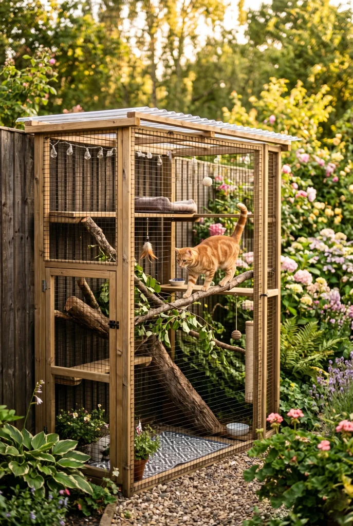 3. Lean To Catio