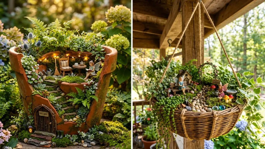 32 Enchanting Fairy Garden Ideas to Transform Your Yard feature