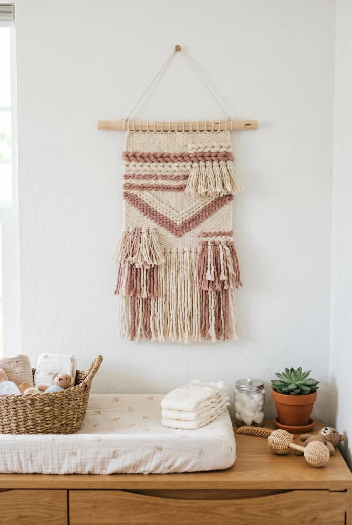 32. DIY Woven Wall Hanging