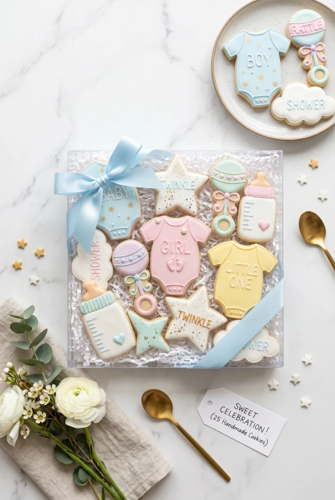 33. Handmade Baby Shower Cookies