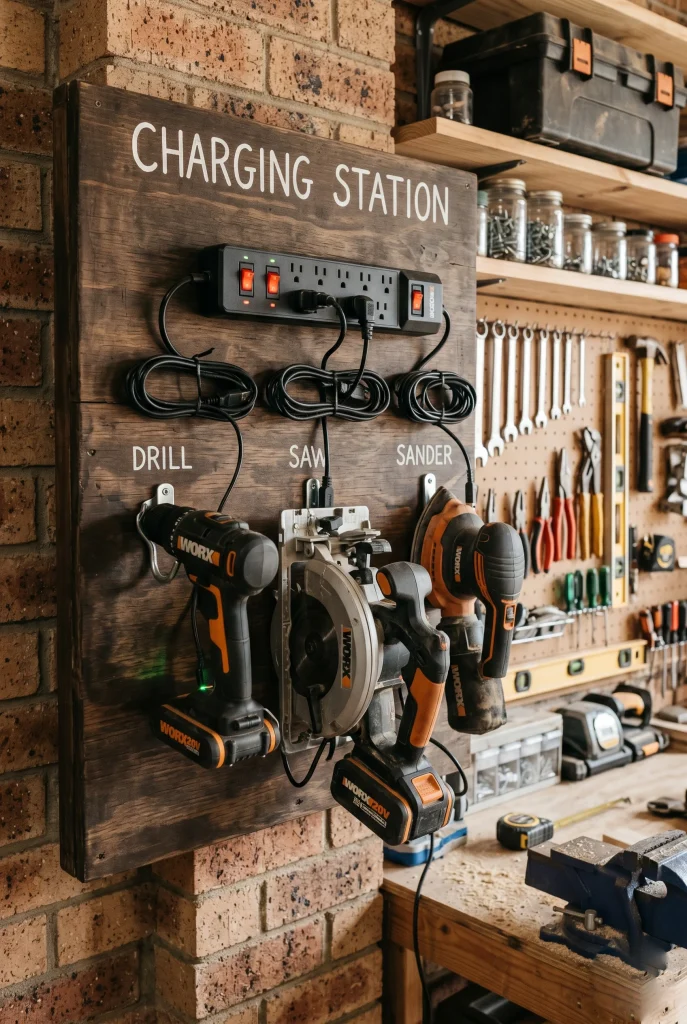 34. Create a Charging Station Wall Panel