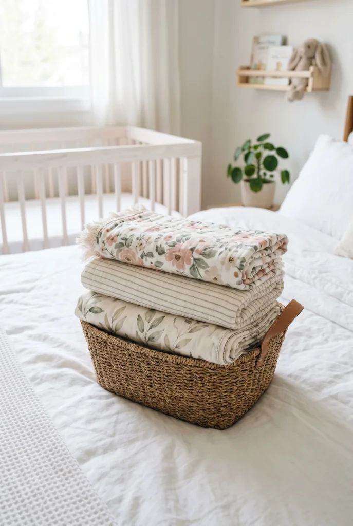 4. DIY Swaddle Blanket Set