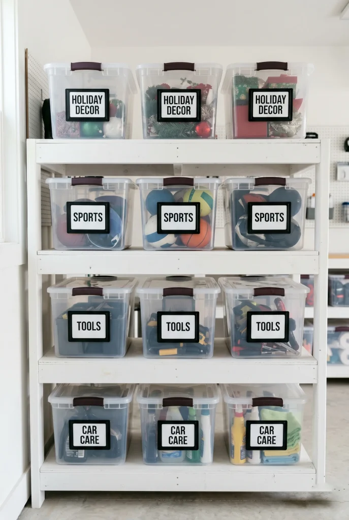 4. Label Every Single Bin