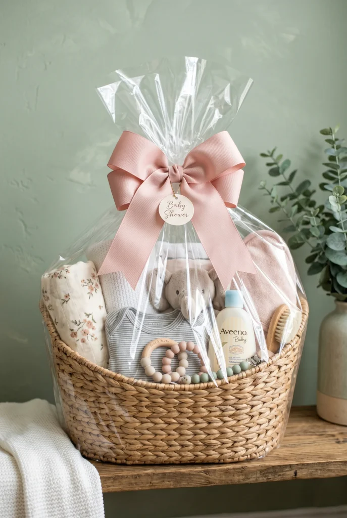 4. Wicker Basket Display