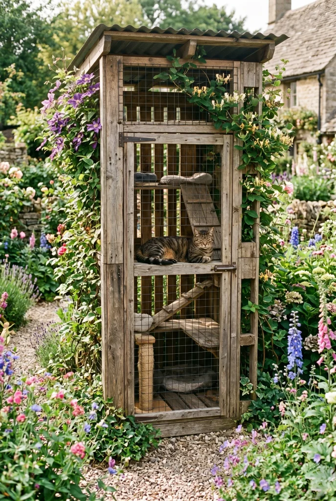 6. Pallet Wood Catio