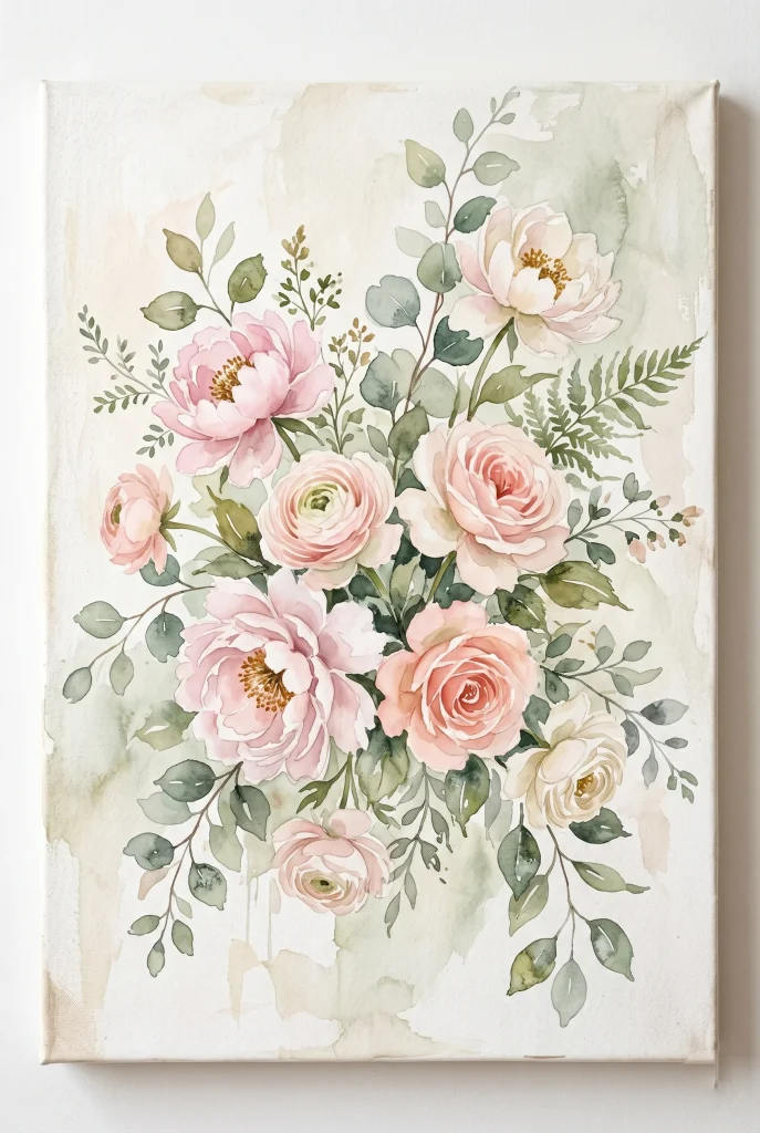 6. Watercolor Style Florals