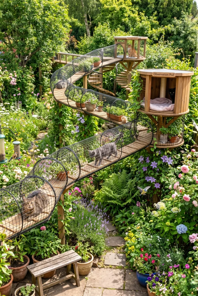 8. Garden Path Tunnel System