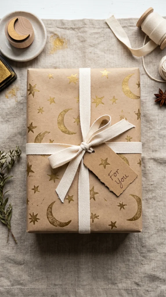 9. Brown Paper Stamp Design