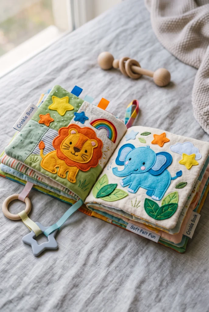 1. Sensory Crinkle Book