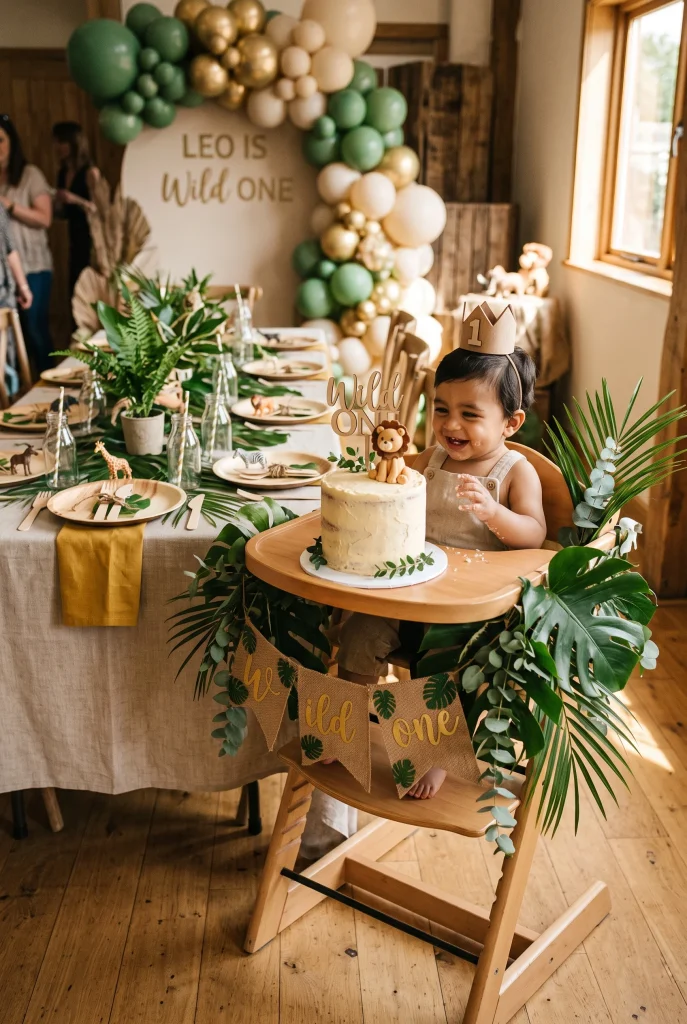 13 Boy First Birthday Party Ideas He'll Love 2 1. Wild One Safari Theme