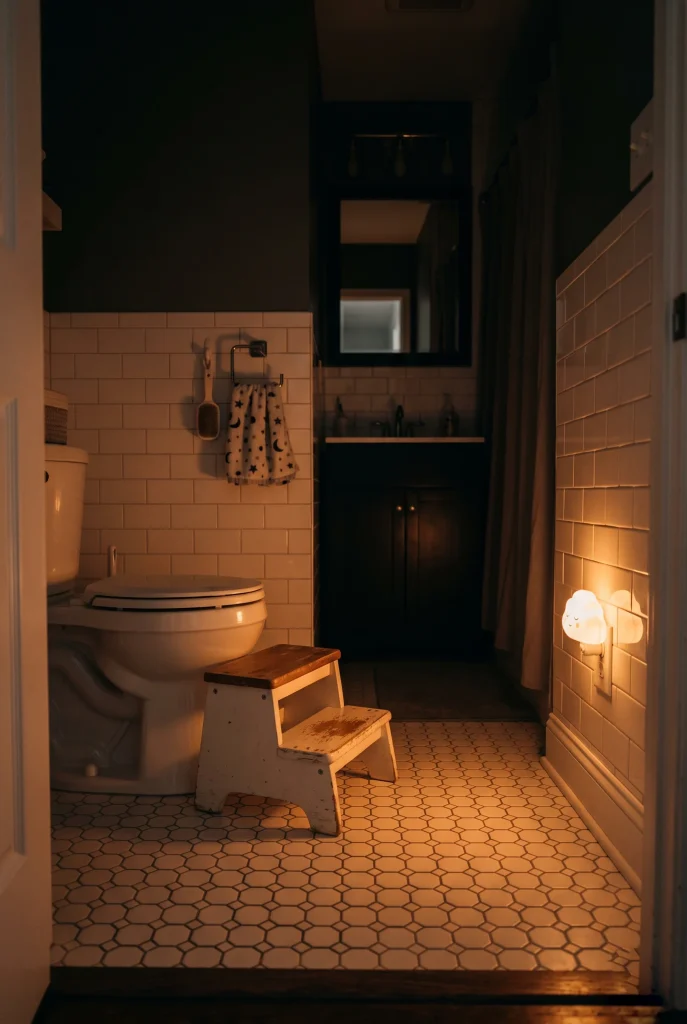 15 Kids Bathroom Ideas That Are Fun and Functional 19 15. Dont Skip the Night Light