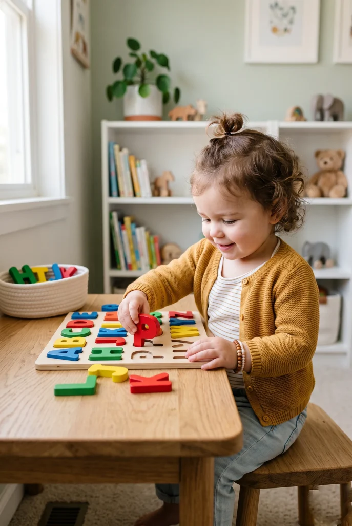 3. Alphabet Puzzles and Letter Matching