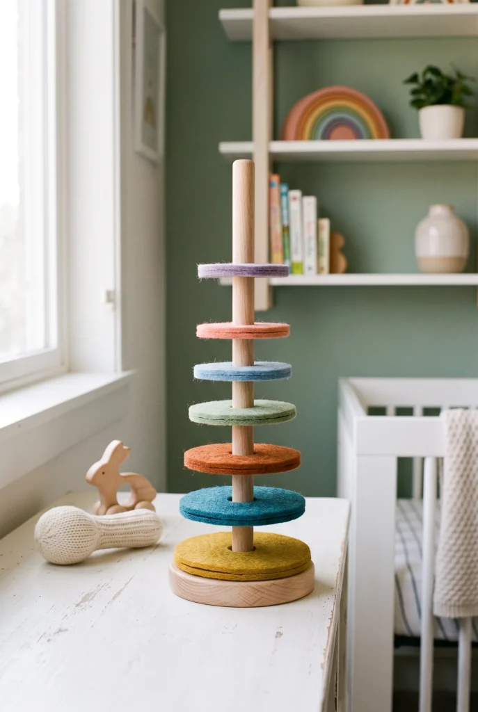 8. Felt Shape Stacker